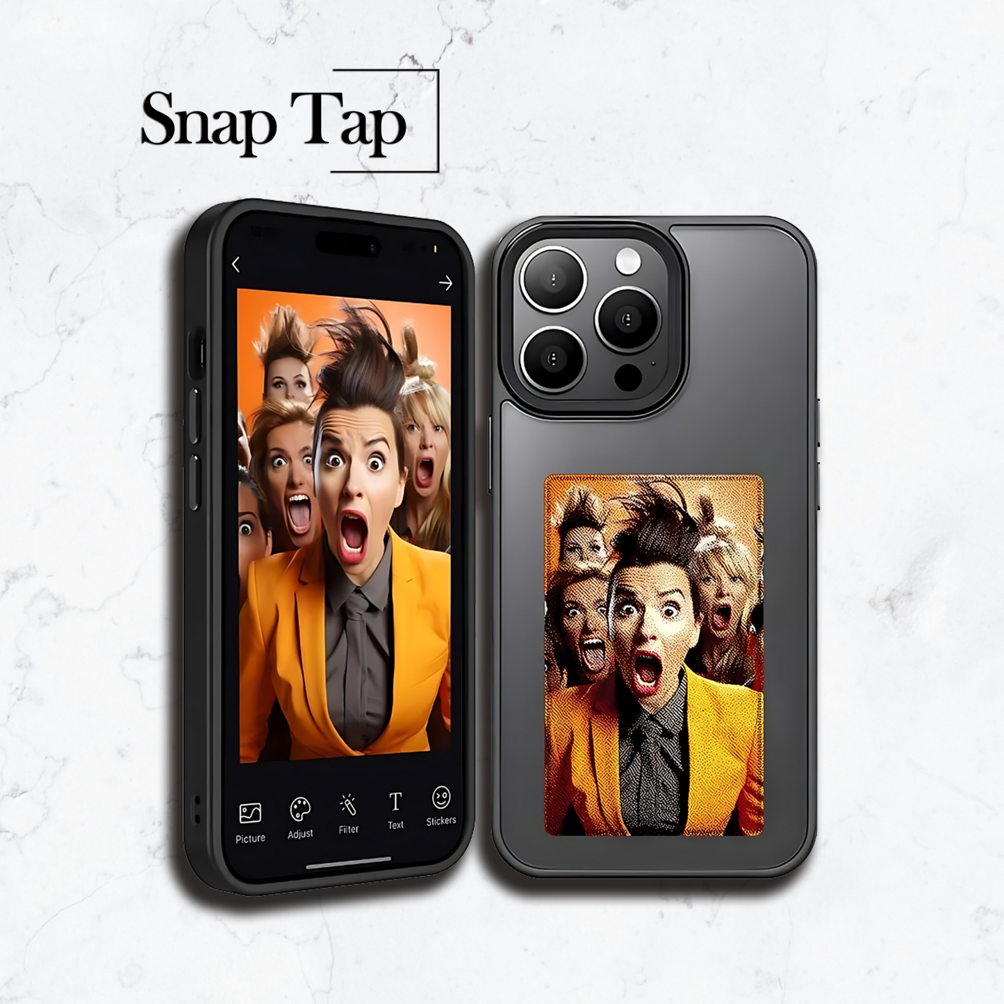 SnapTap Premium NFC Personalized Phone Case